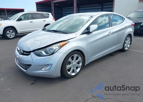 2013 Hyundai Elantra Limited z USA, uszkodzony, nr VIN KMHDH4AEXDU008225